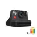 Polaroid Now Generation 2, Фотоаппарат моментальной печати (В комплекте 8 листов фотобумаги)Now 2 Gen 2, Серый/черный