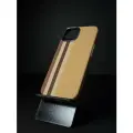 Чехол для Айфон 15 с МагСейф из Кевлара / чехол на iPhone 15 с MagSafe LUXO, оранжево-коричневый, карбоновый