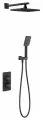 Душевая система встроенная с термостатом Timo Petruma SX-5059/03SM черный