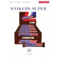 Шоколадный батончик Snickers Super, молочный шоколад, арахис 32*80