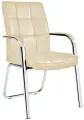 Конференц-кресло BN-TQ-Echair-810 VPU кожзам бежевый, хром