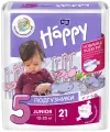 Подгузники для детей bella baby Happy Junior дышащие, размер 5 (вес 12-25 кг), 21 шт.