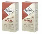 Кофе молотый Poetti (ex-PAULIG) Mokka, натуральный, 250 г, вакуумная упаковка х 2 шт.