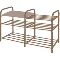 Этажерка Nika Люкс ЭТЛ3-1/К коричневый/коричневый