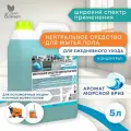 Нейтральное средство для мытья пола Clean&Green, 5 л, 5 кг