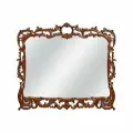 Интерьерное зеркало DOMKORLEONE в резной раме из красного дерева (mahogany wood), цвет орех NAA (светло-коричневый)