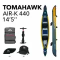Aqua Marina AIR-K 440 Надувная байдарка Tomahawk AIR-K440 440x78см, насос, сиденье, киль, рюкзак, до 210кг