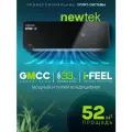 Кондиционер сплит-система NewTek NT-65M18 Black Glass (50 кв. м) A/A Компрессор Toshiba GOLDEN FIN LED дисплей Черный