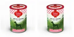 Родные Корма мясное угощение консервы с сердцем для собак, 340 гр, 2 шт