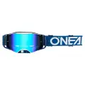 Маска кроссовая O'NEAL B-55 Cram, цвет оправы синий, иридиевые линзы, ANTIFOG, с защитой от уф лучей