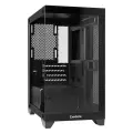 Корпус Minitower ExeGate i3 SEA LE (mATX, без БП, 1*USB+1*USB3.0, HD аудио, возможна установка до 7 шт. вентиляторов 12см, черный, передняя и боковая панели - закаленное стекло) EX299006RUS