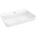 Раковина KERAMA MARAZZI PLAZA встраиваемая сверху, 55 см, белая глянцевая, PLR. wbi.55.1