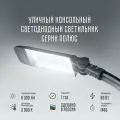 Уличный светильник фонарь консольный светодиодный Полюс 220В 60вт 3000 К С-01-SSU освещение для дачи, придомовой территории, двора, сада, улиц, спортивных площадок