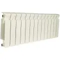 Радиатор биметаллический RIFAR MONOLIT 350 - 10 секций (подключение боковое, цвет белый)