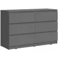 Комод для одежды Нонтон Челси, графит, 120х45х76.8 см