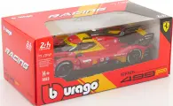 Машинка Bburago 1/24 FERRARI - 499P 24h LE MANS CHAMPION 2024 (18-26312 )