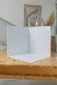 Фотобокс / фотофон для предметной съемки 3d безбликовый белый 30*30 см