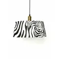 Абажур с принтом Зебра для подвесного светильника, 40*35*18 см