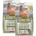 Корм сухой деревенские лакомства холистик премьер для котят с курицей (0,4 + 0,4 кг)