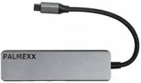 Хаб (разветвитель) Palmexx, серый