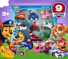 Детский игровой набор машинок Щенячий патруль / Набор щенков, 9 фигурок + 9 инерфионных машинок