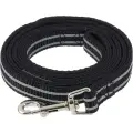 Поводок для собак светоотражающий DOOG Lassie, черный, 120х1.5см (Австралия)