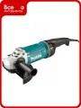 Угловая шлифовальная машина Makita 230 мм, 2800 Вт, 6600 об, AFT, поворот. рукоятка, плавн. пуск, антивибр, поддержка об, расцепляющая муфта, тормоз дв, 6.3 кг GA9070X1