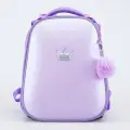 Рюкзак школьный фиолетовый КК котофей 02804339-40 размер выс. 37 см