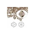Бусина Swarovski, 6мм, Биконус (#5328), серо-коричневый (цвет 284), 10 шт.