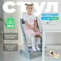 Растущий стул для детей и школьников Конек Горбунек Стандарт, для кормления детский, Серый