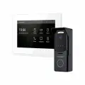 Комплект IP-видеодомофона Novicam IMPULSE 7 IP WIFI KIT WHITE. Видеодомофон и вызывная панель.