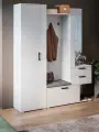 Набор для прихожей, модульная прихожая Эрика ТриЯ, белый ясень