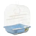 Клетка для попугая Triol, полукруглая , эмаль 30х23х39 сантиметров