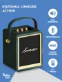 Портативная колонка Lonzuer Action, 30 Вт, зеленый, 10 часов работы
