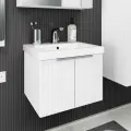 Тумба подвесная А50 компакт (белый) под раковину