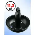 Якорь-гриб круглый 11,3 кг(25lb) с покрытием ПЭ черный