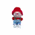 LABUBU POP 1.0 монстры Лабубу Оригинал в одежде, Secret box, подвес на сумку 17 см