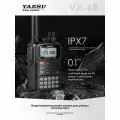 KNOW EASY-Двухдиапазонная водонепроницаемая портативная радиостанция YAESU VX-6R для самостоятельного вождения на бездорожье и на открытом воздухе