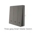 Умный выключатель MoesHouse RF433, 3 Gang Master Switch