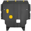 Защита картера+Защита коробки передач и крепёж для FAW Bestune T77 (21-) 1,5 бен. АТ FWD / ФАВ Бестюн Т77