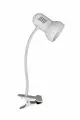Настольная лампа на прищепке светильник МТ2023 Белый полуглянец E27 220В Ultra LIGHT