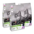 Сухой корм для стерилизованных кошек и кастрированных котов Purina Pro Plan Sterilised OPTIRENAL, с высоким содержанием индейки, 3 шт. х 1.5 кг