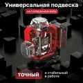 Лазерный уровень Millionity 4D 360°, Профессиональный нивелир, 16 линий, зеленый луч, с аксессуарами в кейсе.