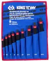 KING TONY Набор выколоток с протектором, чехол из теторона, 9 предметов 1009GPN