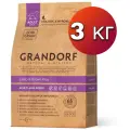 Корм для собак Grandorf гипоаллергенный, Low Grain, ягненок с индейкой и бурым рисом 3000 г