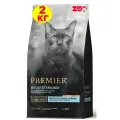 Premier Cat Adult Sterilised Salmon & Turkey корм сухой гипоаллергенный низкозерновой для взрослых стерилизованных кошек, лосось, индейка, 2 кг / Премьер Fresh Hypoallergenic Low Grain