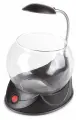 Аквариум Hailea V-02, круглый с LED подсветкой (1,8 л черный)