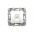 Информационная розетка ЭРА 12-3107-03 RJ45 IP20 алюминий для сетей Б0014725