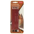 Derwent Drawing - художественные цветные карандаши 6 штук