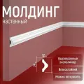Молдинг настенный 6шт. 25х12х1750мм Экополимер EVROPLINT VR009